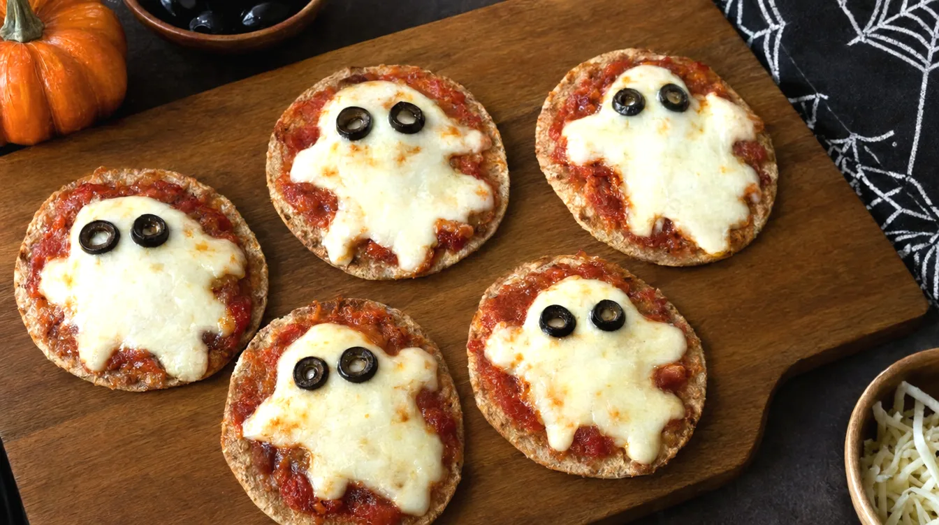 Mini pizzas fantasma